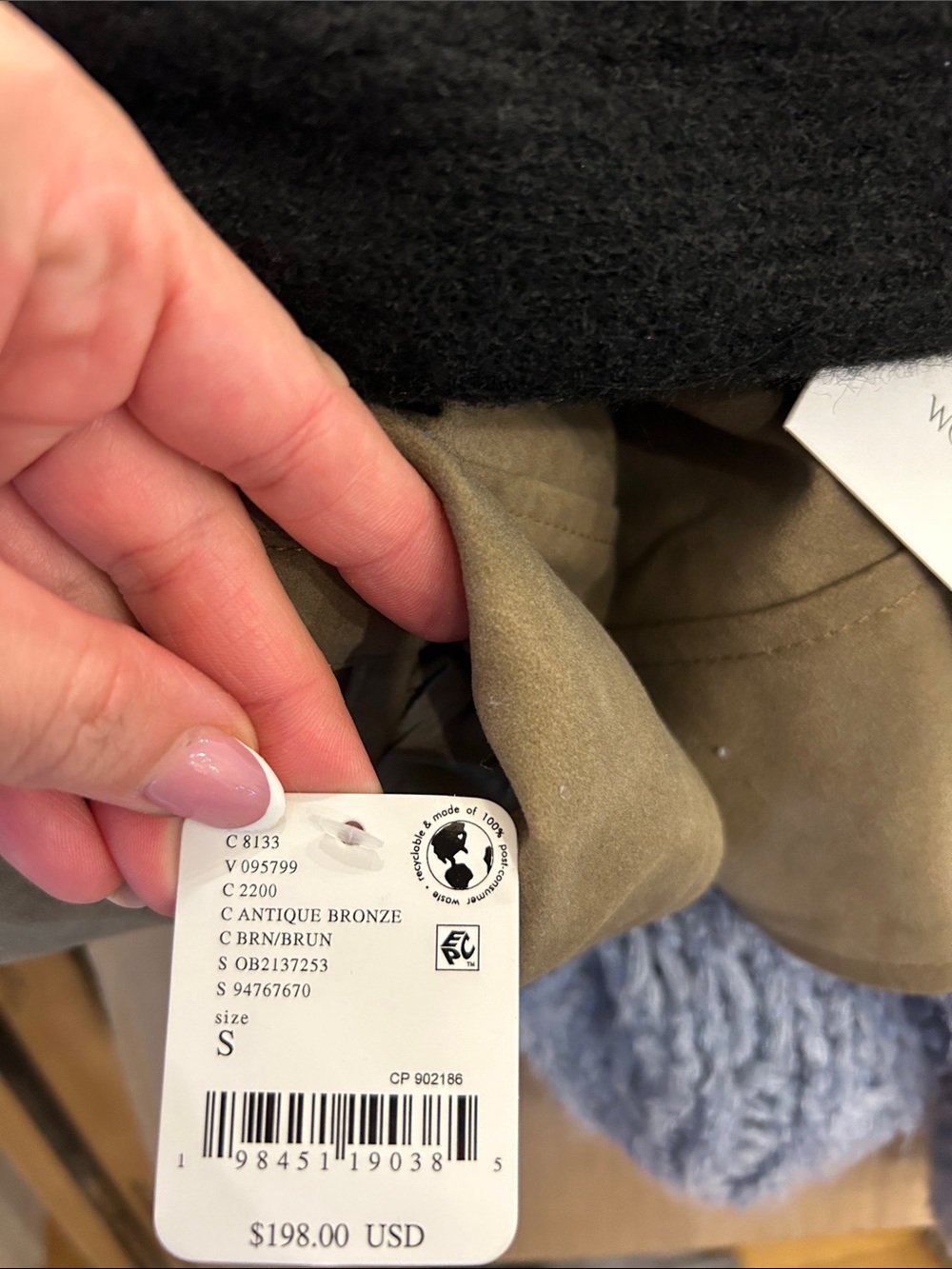 NWT! We The Free Olive Green Suede Field Jacket - Picture 2 of 2